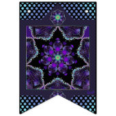 Paarse paraplu & harten .7 vlaggetjes (Tweede vlag)