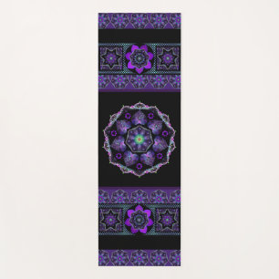 Paarse paraplu & harten .7 yogamat