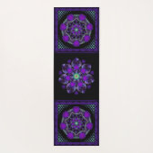 Paarse paraplu & harten .7 yogamat (Achterkant)