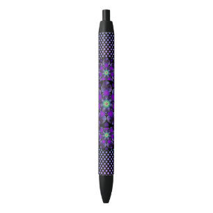 Paarse paraplu & harten .7 zwarte inkt pen