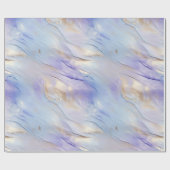 Paarse Parel Wit Goud Cadeaupapier (Vlak)