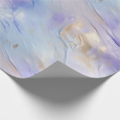 Paarse Parel Wit Goud Cadeaupapier (Hoek)