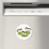 Paarse Parelhoenkuikens Magneet (Insitu (Vaatwasser))