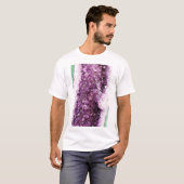 Paarse Pareltjes Achtergrond van Amethyst Quartz C T-shirt (Voorkant volledig)