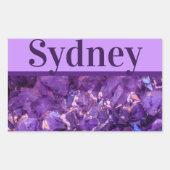 Paarse Pareltjes Sticker (Voorkant)