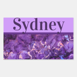 Paarse Pareltjes Sticker