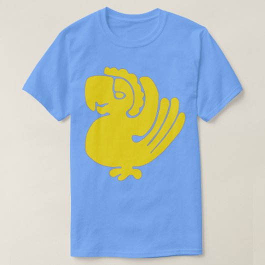Paarse parrots 1 t-shirt (Design voorkant)
