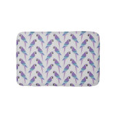 Paarse parrots badmat (Voorkant)