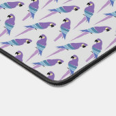 Paarse parrots bureaumat (Hoek)