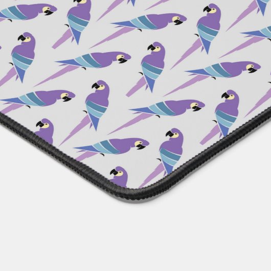 Paarse parrots bureaumat (Hoek)