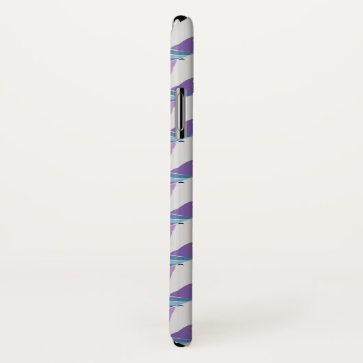 Paarse parrots Case-Mate iPhone case (Achterkant / rechts)