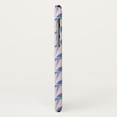 Paarse parrots Case-Mate iPhone case (Achterkant/links)