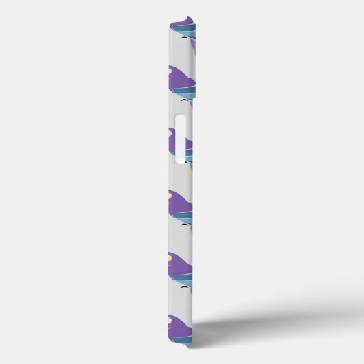 Paarse parrots Case-Mate iPhone case (Achterkant / Rechts)