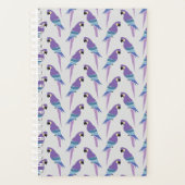 Paarse parrots planner (Voorkant)