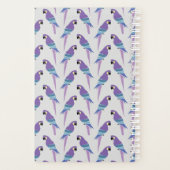 Paarse parrots planner (Achterkant)