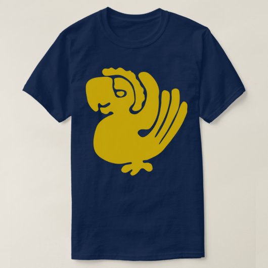 Paarse parrots t-shirt (Design voorkant)
