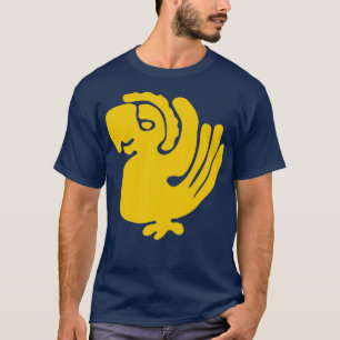 Paarse parrots t-shirt