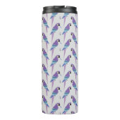 Paarse parrots thermosbeker (Achterkant)