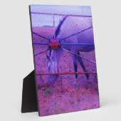 Paarse particuliere-eigendomspaarden fotoplaat (Zijkant)