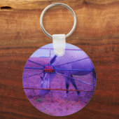 Paarse particuliere-eigendomspaarden sleutelhanger (Voorkant)