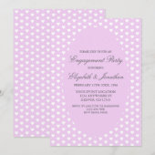 Paarse partij voor hartenbezetting kaart (Voorkant / Achterkant)