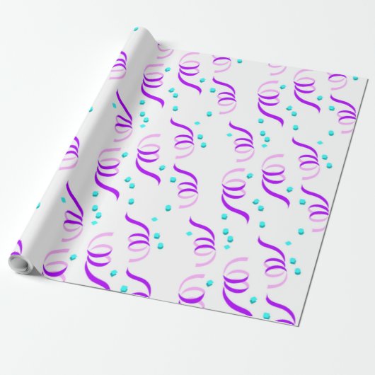 PAARSE PARTIJEN CADEAUPAPIER (Uitgerold)