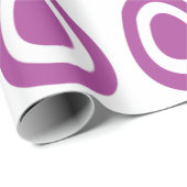 Paarse Pasen Eieren Cadeaupapier (Rol Hoek)