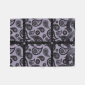 paarse pasleydeklaag fleece deken (Voorkant (Horizontaal))