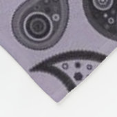 paarse pasleydeklaag fleece deken (Hoek)