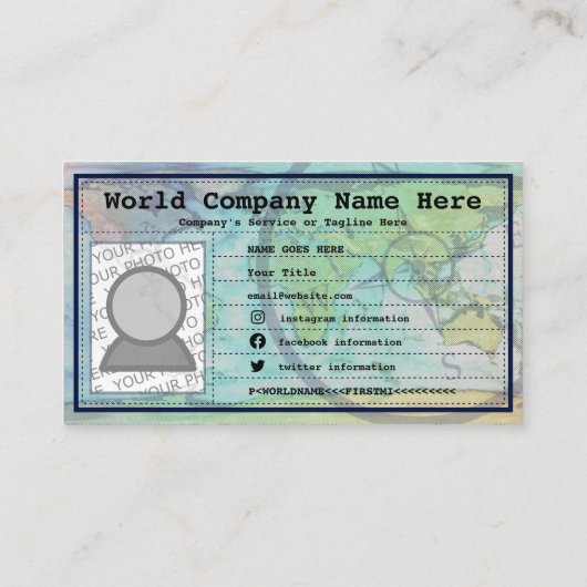 paarse paspoort visitekaartje (Achterkant)