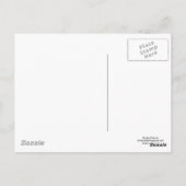 Paarse Pasque Bloem Foto Briefkaart (Achterkant)