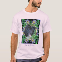 Paarse Pasque Flowers Lijst Creëer Uw eigen foto T-shirt