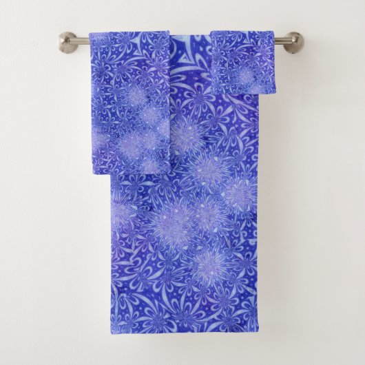 paarse passie badhanddoek set bad handdoek (Insitu)