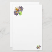 Paarse Passie Briefpapier (Voorkant / Achterkant)