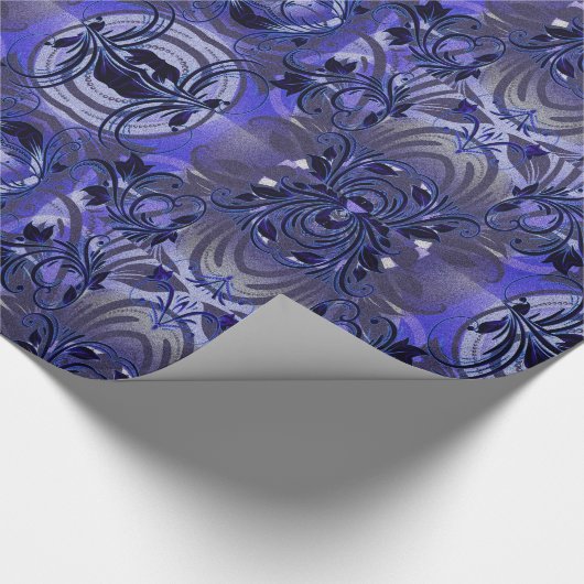 Paarse Passie Cadeaupapier (Hoek)