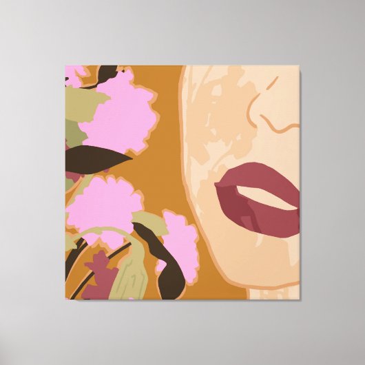 Paarse Passie Canvas Afdruk (Voorkant)