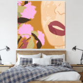 Paarse Passie Canvas Afdruk (Insitu (Slaapkamer))