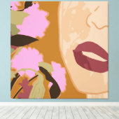 Paarse Passie Canvas Afdruk (Insitu (Houten vloer))