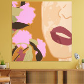 Paarse Passie Canvas Afdruk (Insitu (Woonkamer))