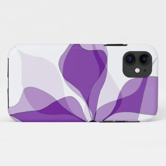 Paarse passie Case-Mate iPhone case (Achterkant (horizontaal))