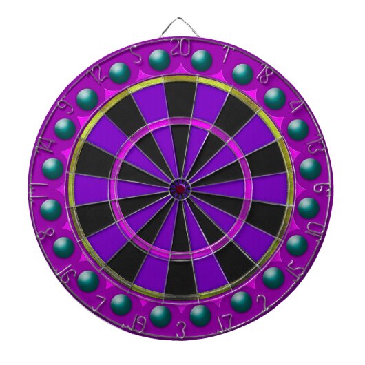 Paarse Passie (Dartboard) Dartbord (Voorkant)