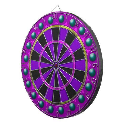 Paarse Passie (Dartboard) Dartbord (Voorkant Rechts)