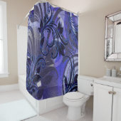 Paarse Passie Douchegordijn (In situ)