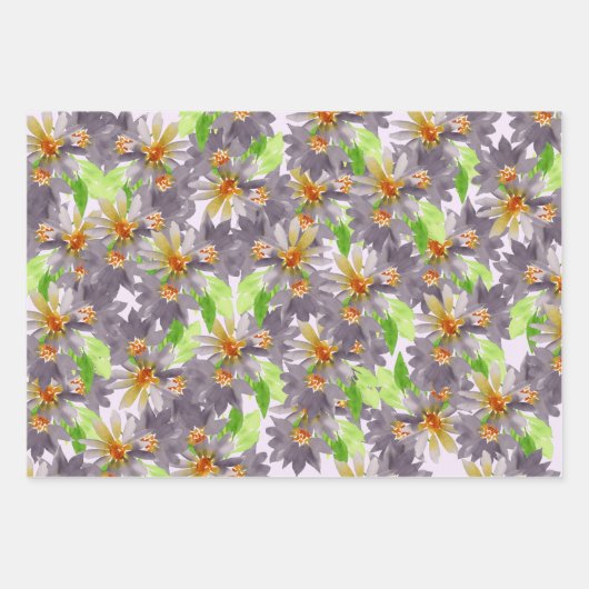 Paarse Passie Inpakpapier Vel (Voorkant 3)