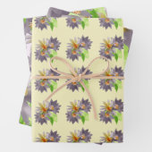 Paarse Passie Inpakpapier Vel (In situ)