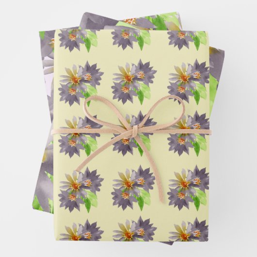 Paarse Passie Inpakpapier Vel (In situ)