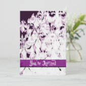 Paarse Passie Kaart (Staand voorkant)