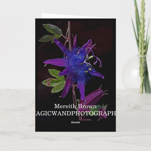 Paarse Passie Kaart (Achterkant)