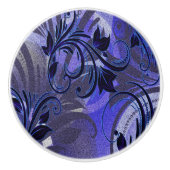 Paarse Passie Keramische Knop (Voorkant)