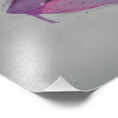 Paarse passie Licht afdrukken Foto Afdruk (Hoek)